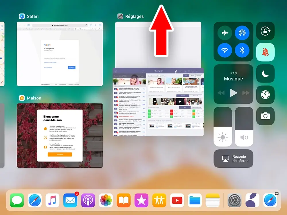 iOS 11 beta 3 : Apple revoit quelques éléments du centre de contrôle et du multitâche