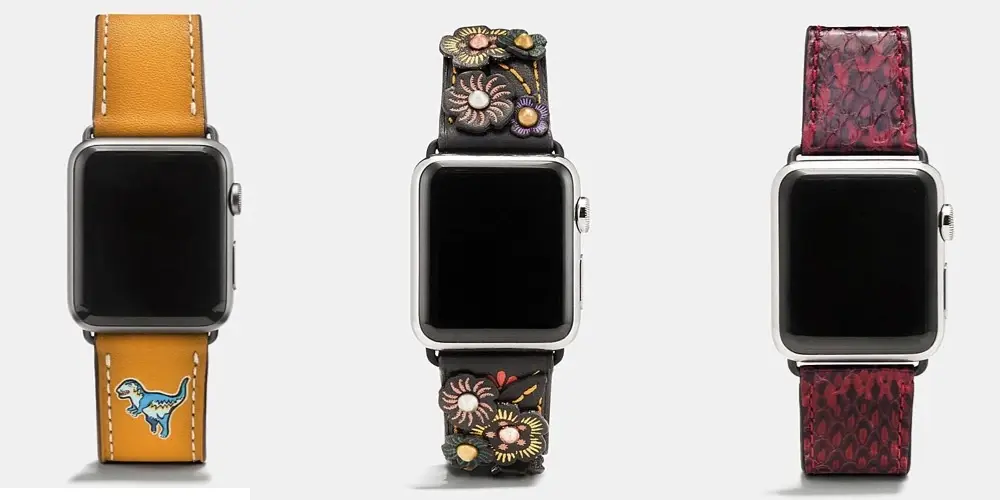 Coach lance sa nouvelle collection de bracelets pour Apple Watch