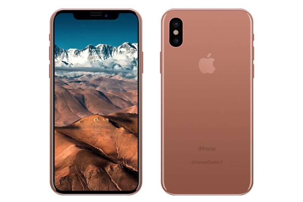 L'image du soir : un iPhone 8 "cuivré" assez réussi