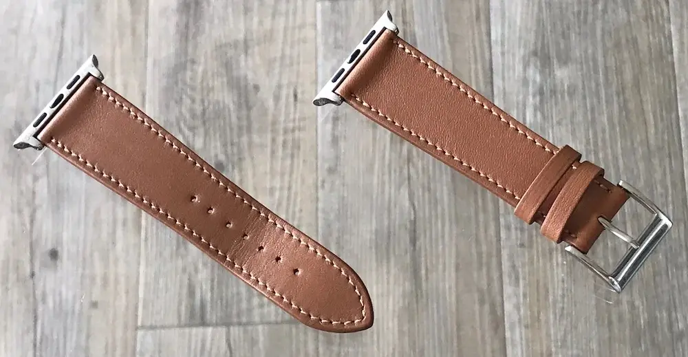 Aperçu des bracelets en cuir de Noreve pour Apple Watch