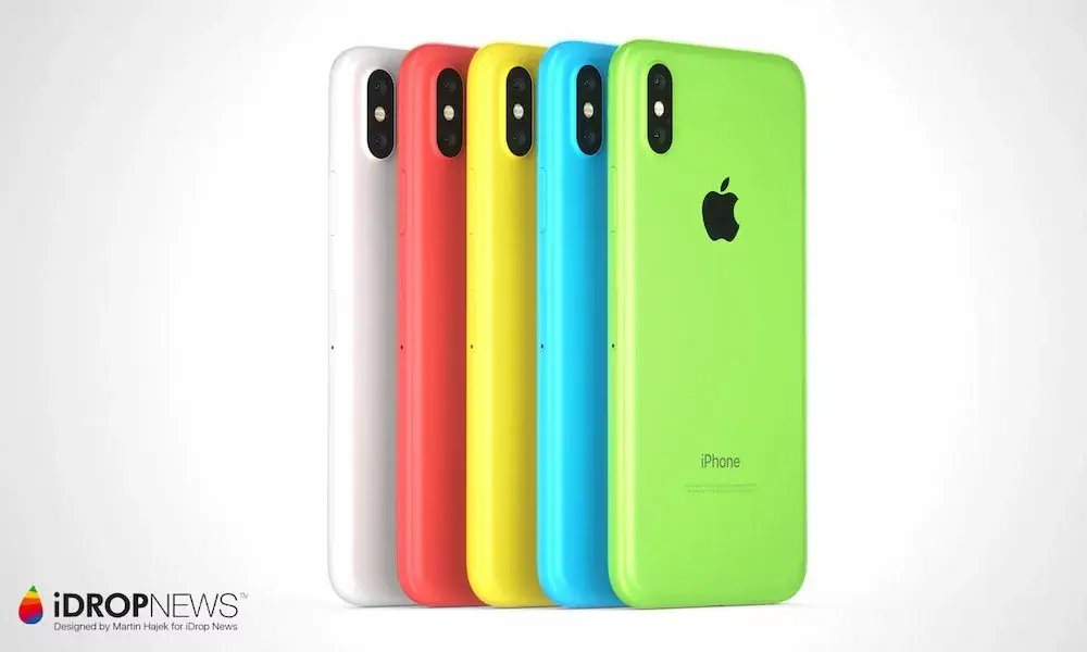 Concept : l'enfant caché de l'iPhone 5c et de l'iPhone X