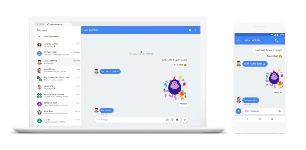 Android Messages : Google permet désormais d'échanger des SMS depuis le web