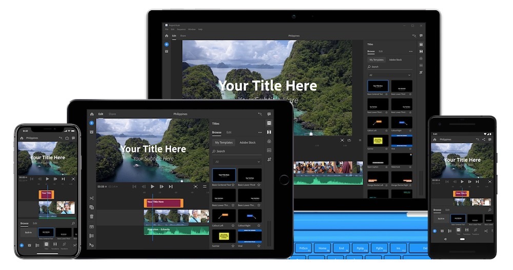 Project Rush : Adobe présente une application de montage vidéo multi-plateforme