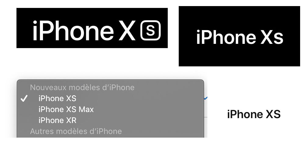 iPhone XS ou iPhone Xs ? Apple laisse finalement le choix dans ses "ressources marketing"