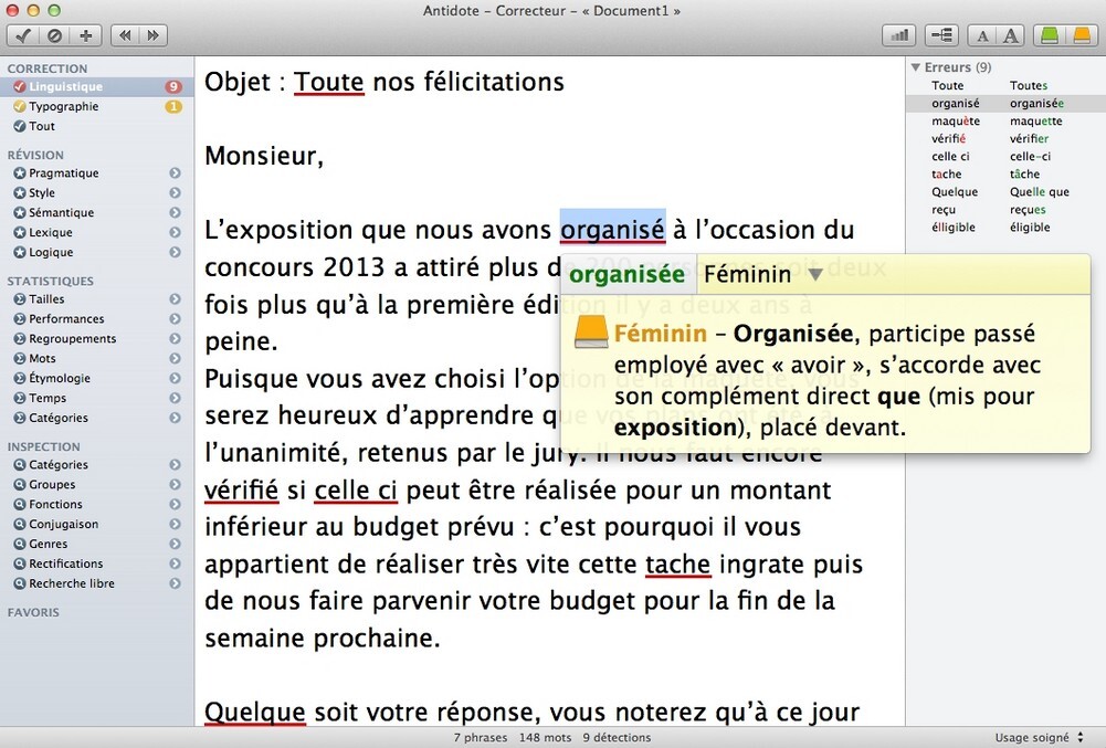 Le correcteur Antidote passe la 8e et dévoile un glossaire médical