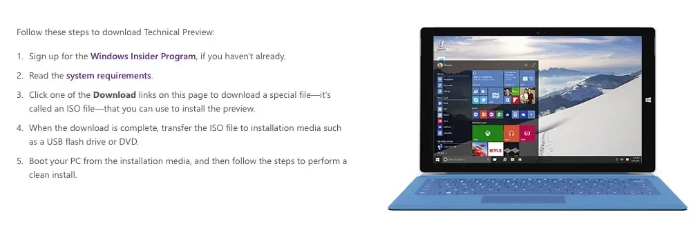 Essayez la démo de Windows 10 sur votre Mac