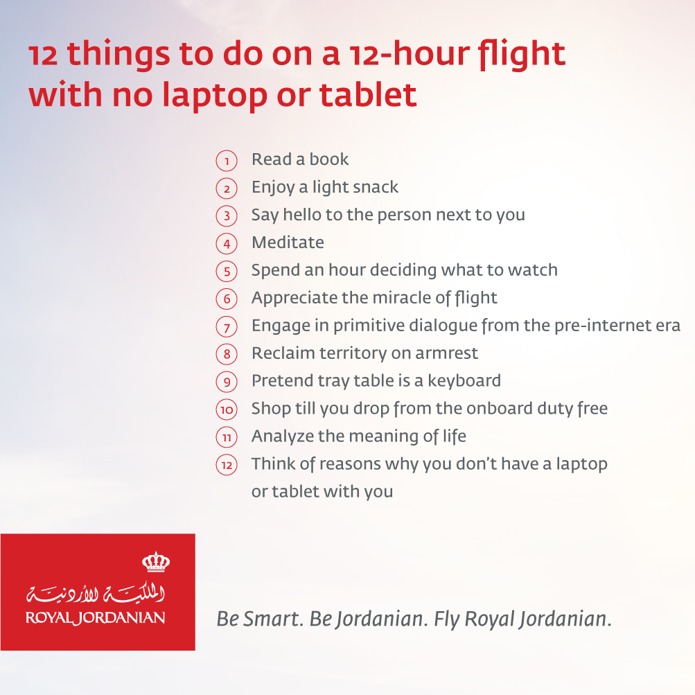 Portables et tablettes à nouveau autorisés sur les vols américains (jusqu'à nouvel ordre)