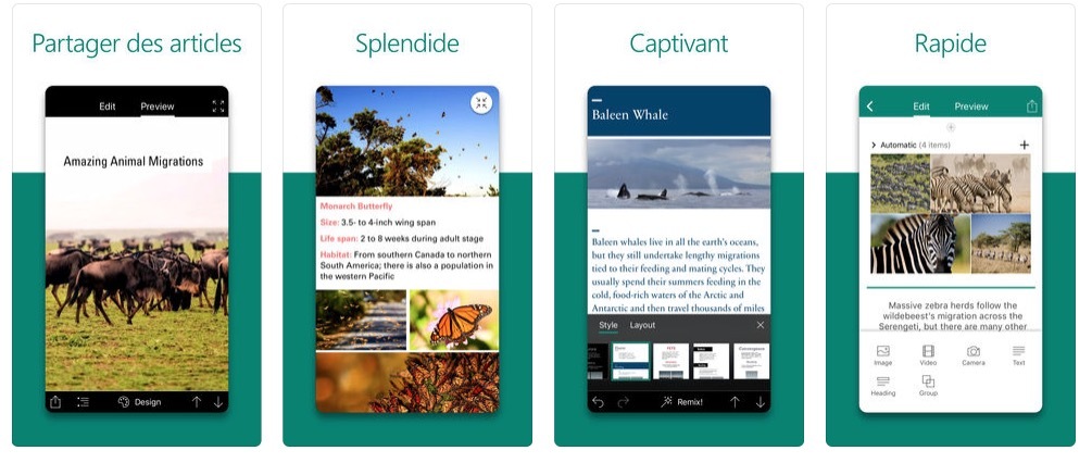 Microsoft retirera Sway de l'App Store iOS en octobre, arrêt des services en décembre