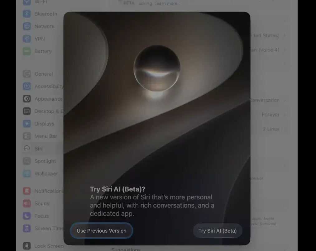 macOS 27&nbsp;: les 13 voix de Siri AI&nbsp;!