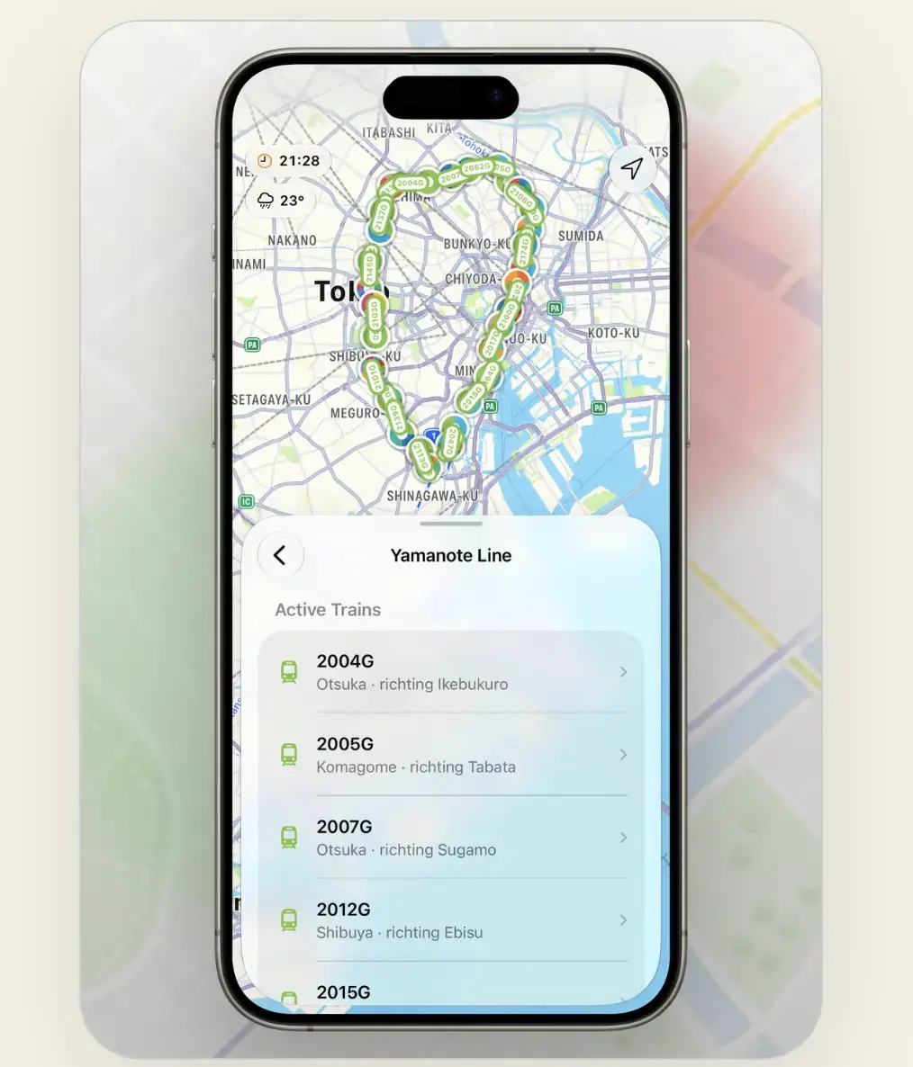 Cette app gratuite permet de suivre les transports de Tokyo directement sur l&rsquo;iPhone