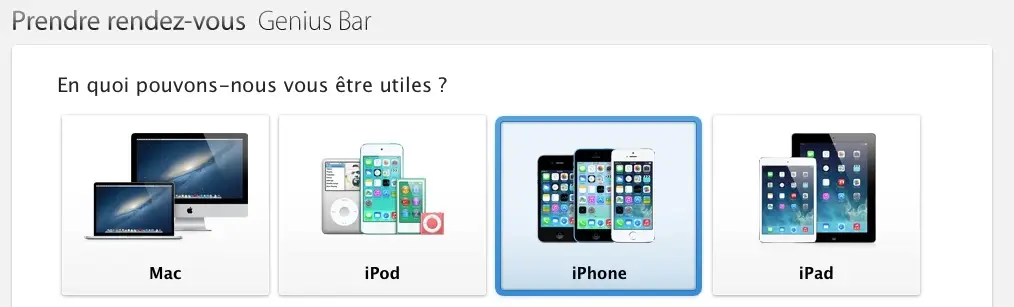 Apple ID exigé pour les rendez-vous au Genius Bar