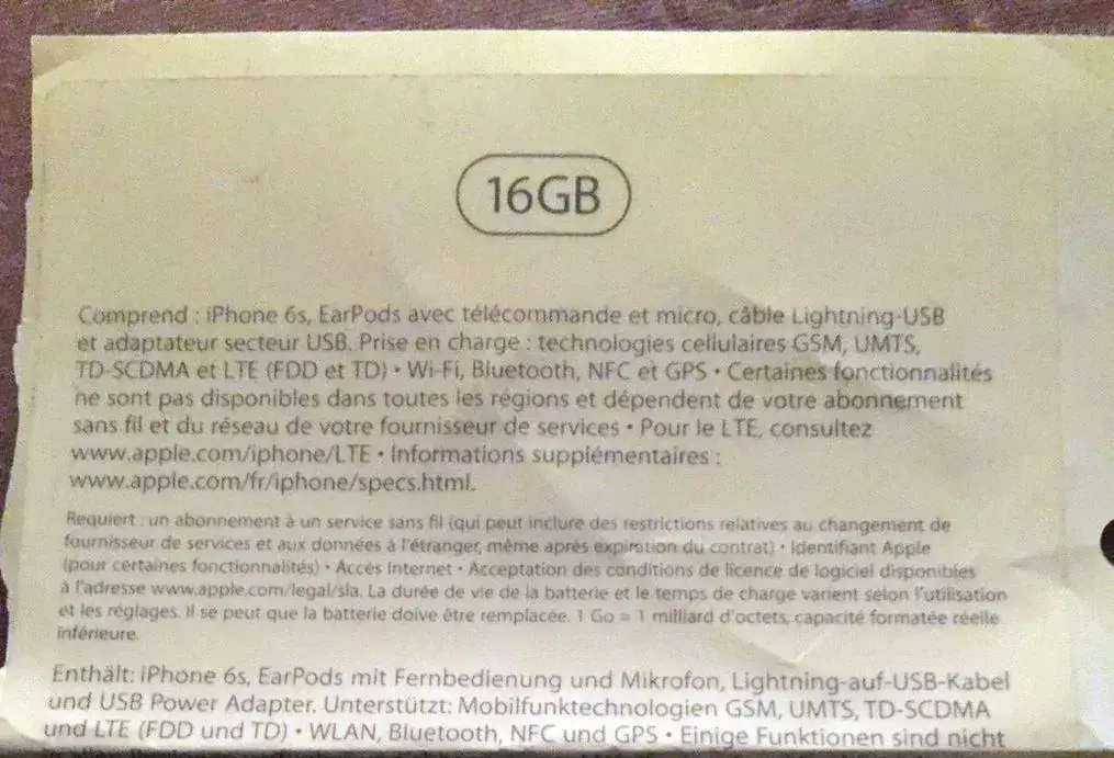 Un iPhone 6s avec 16Go en entrée de gamme ? Vraiment ?