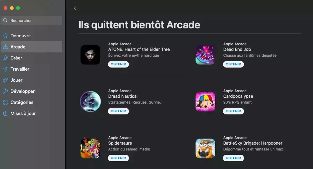 Apple Arcade perd ses 15 premiers jeux ! (qui reviendront peut être sur l’App Store)