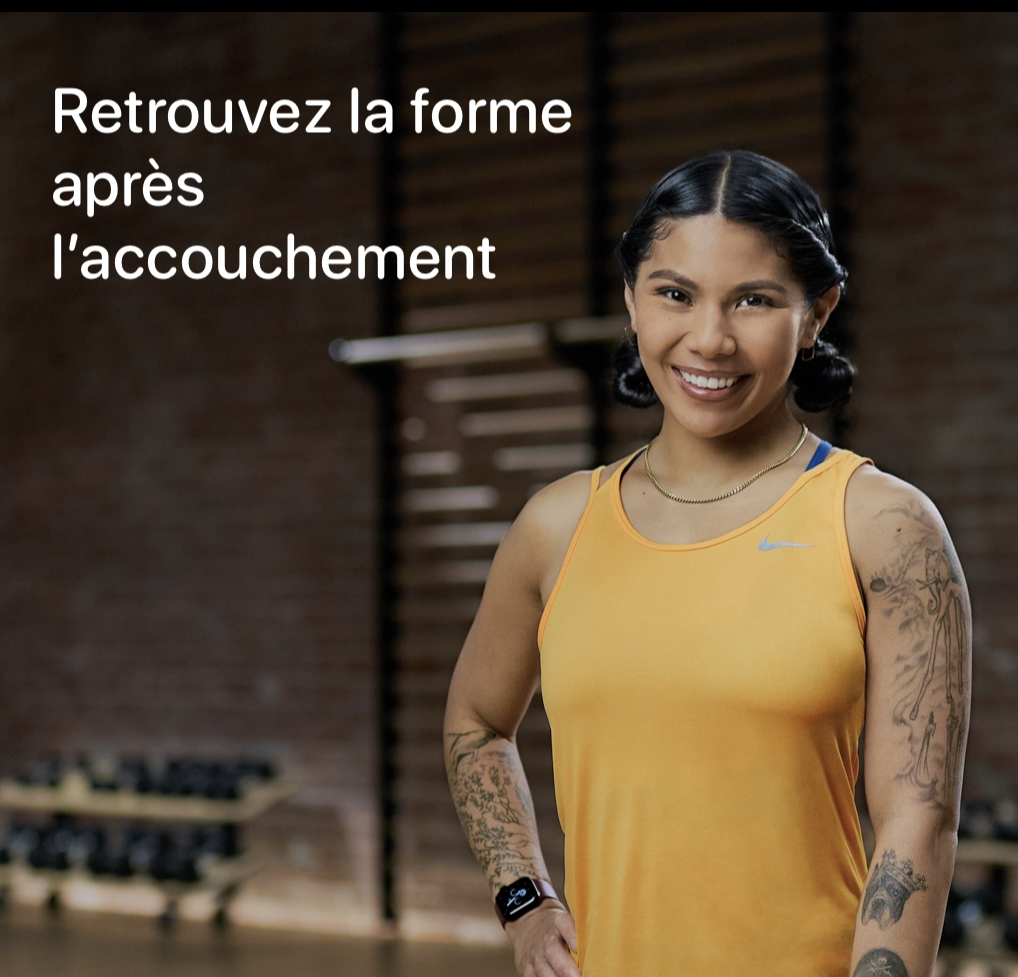 Fitness+ lance de nouvelles sessions pour retrouver la forme après l'accouchement !