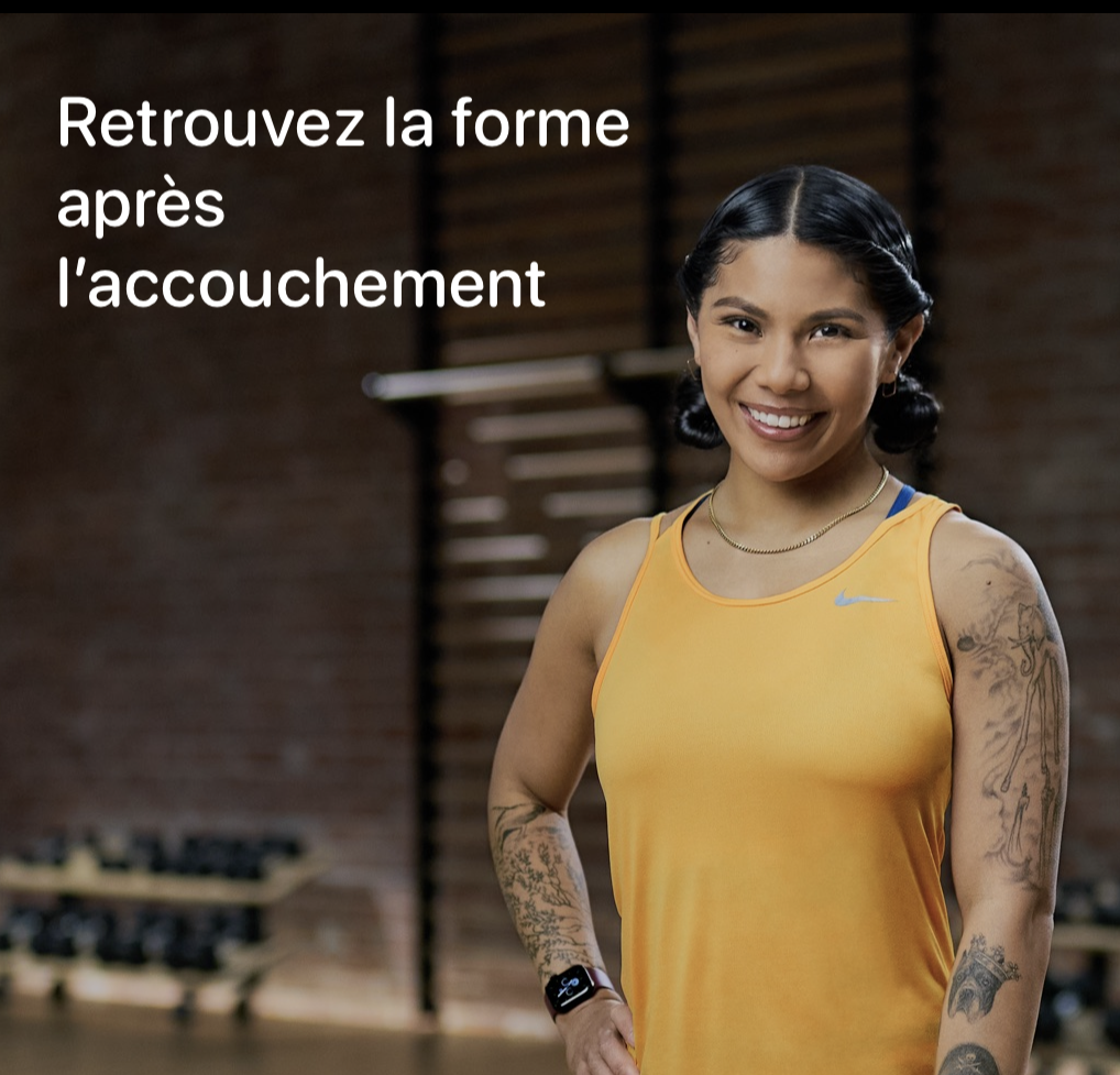 Fitness+ lance de nouvelles sessions pour retrouver la forme après l'accouchement !