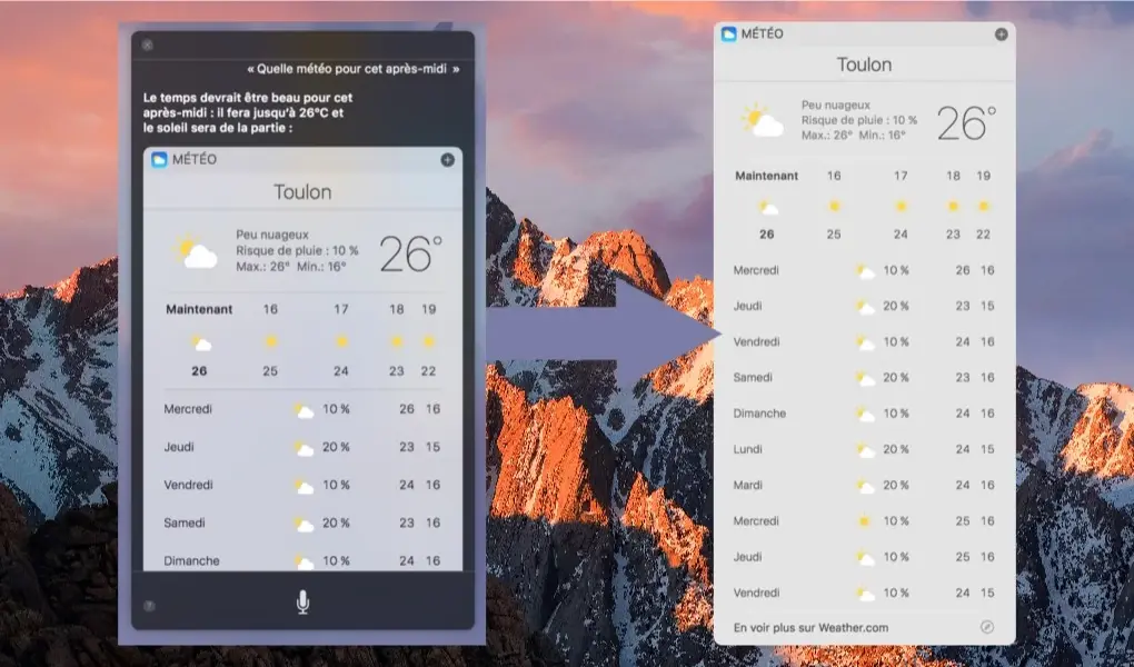 macOS Sierra : comment partager les cartes de Siri et les ajouter au centre de notifications