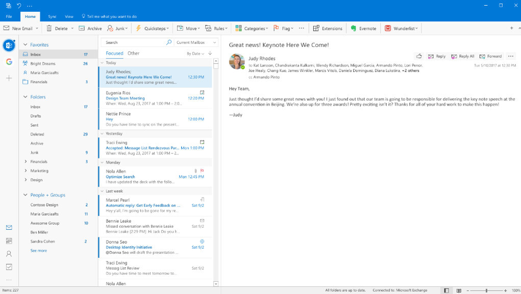 Outlook va se refaire une beauté sur macOS et Windows