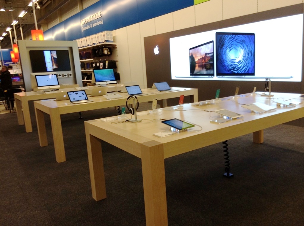 Un mini Apple Store chez Boulanger