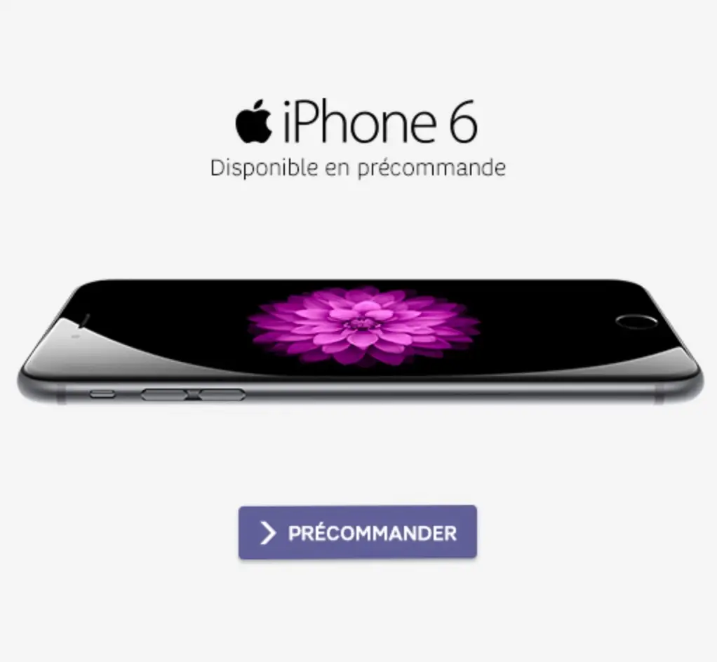 SFR ouvre les précommandes pour l'iPhone 6, y compris dans sa branche RED