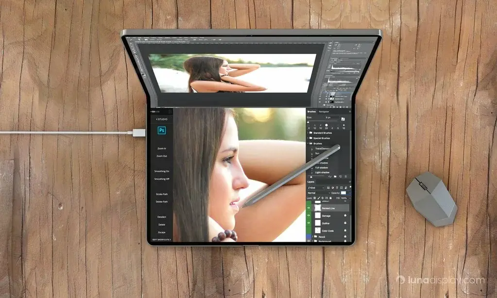 Luna Display présente un concept d’iPad et de Mac (avec Apple Pencil et souris)