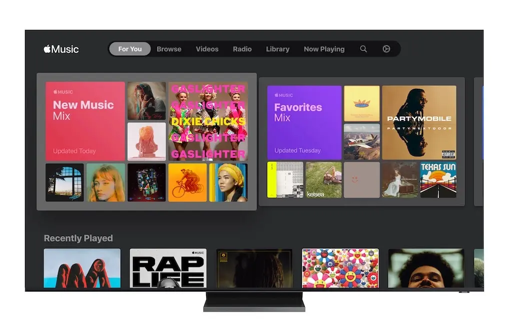 Music : l'affichage des paroles arrive sur les TV Samsung