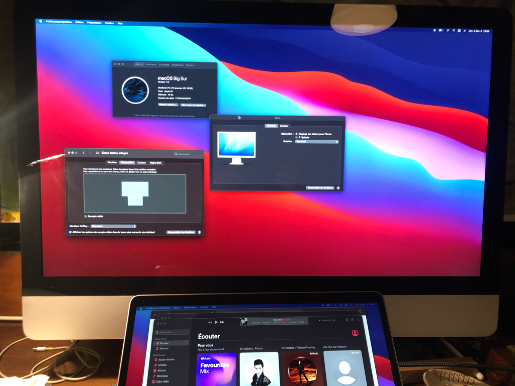 Les Mac M1 gèrent le mode "target-display" des anciens iMac 27"