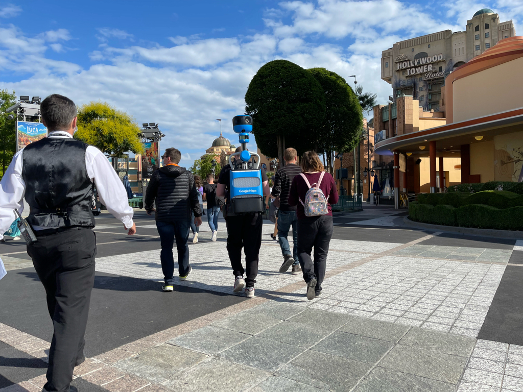 L'image du jour : quand Google Street View se balade à Walt Disney Studios !