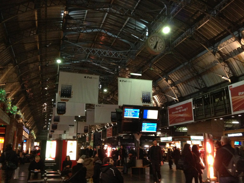 L'iPad mini est à la gare de l'Est (et nulle part ailleurs)