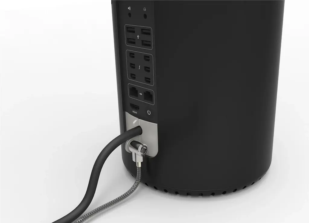 Le nouveau Mac Pro est trop facile à voler. Il faut donc l'attacher.