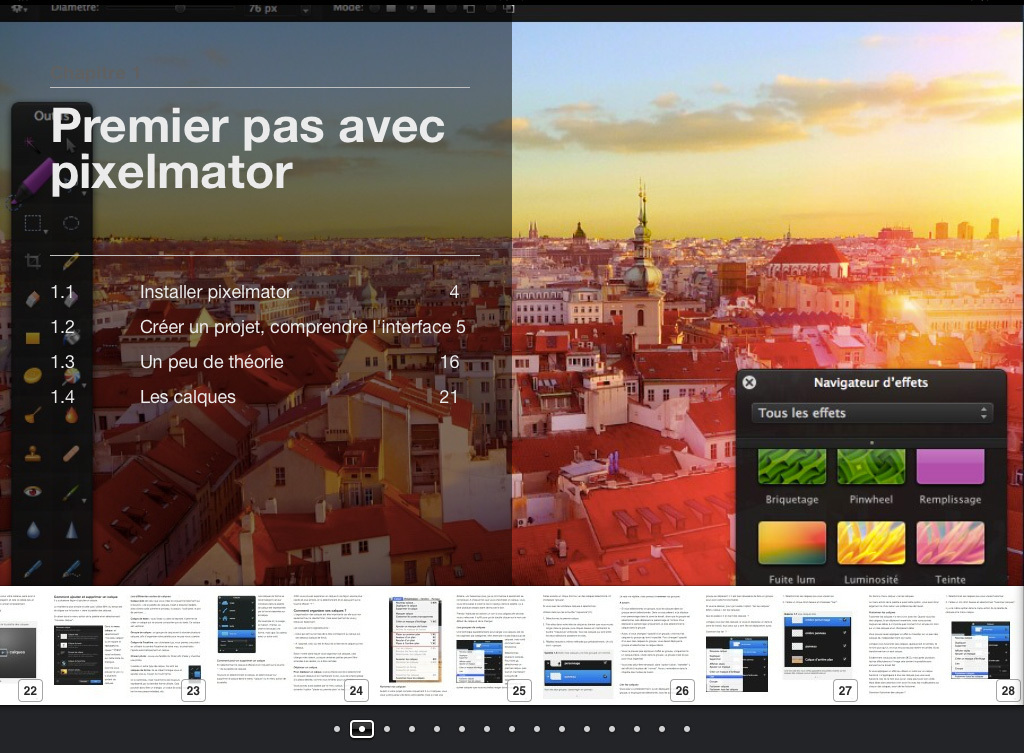 Pixelmator pour les débutants, un iBook pour apprendre à retoucher ses photos à 0,99 €