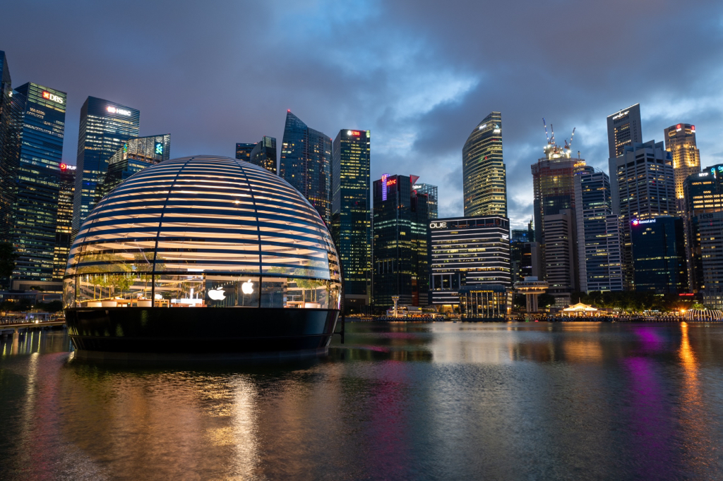 Apple Singapour Tim Cook