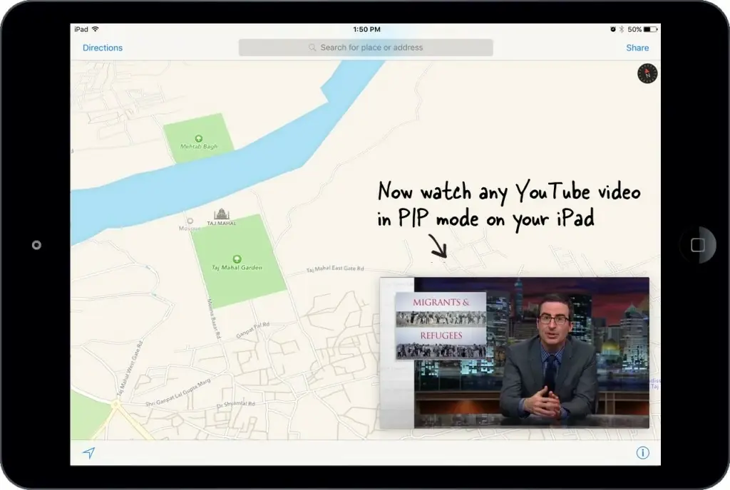 Une astuce pour jouer des vidéos YouTube en profitant du mode Picture-in-Picture d'iOS 9