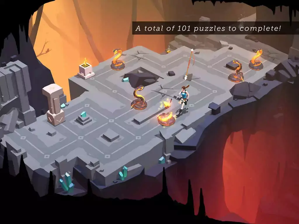 Lara Croft GO : une promotion et de nouveaux niveaux sur iOS