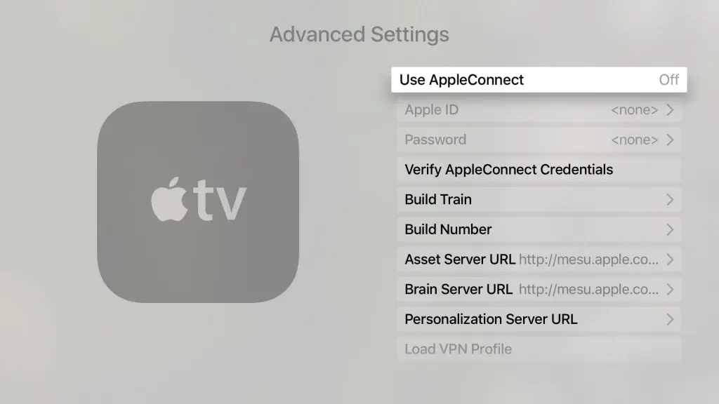 Astuce Apple TV : accéder aux réglages avancés de tvOS