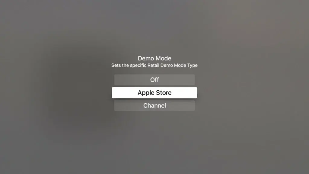 Astuce : activer le mode démonstration sur l'Apple TV