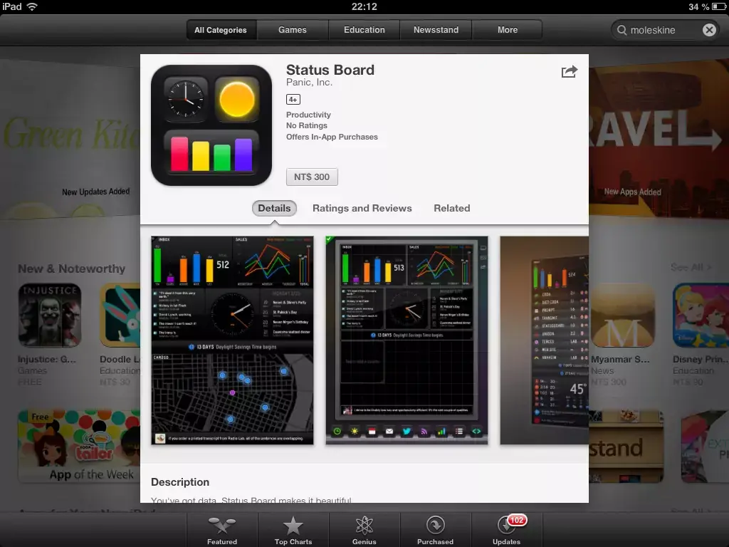 Panic présente Status Board, un tableau de bord iOS