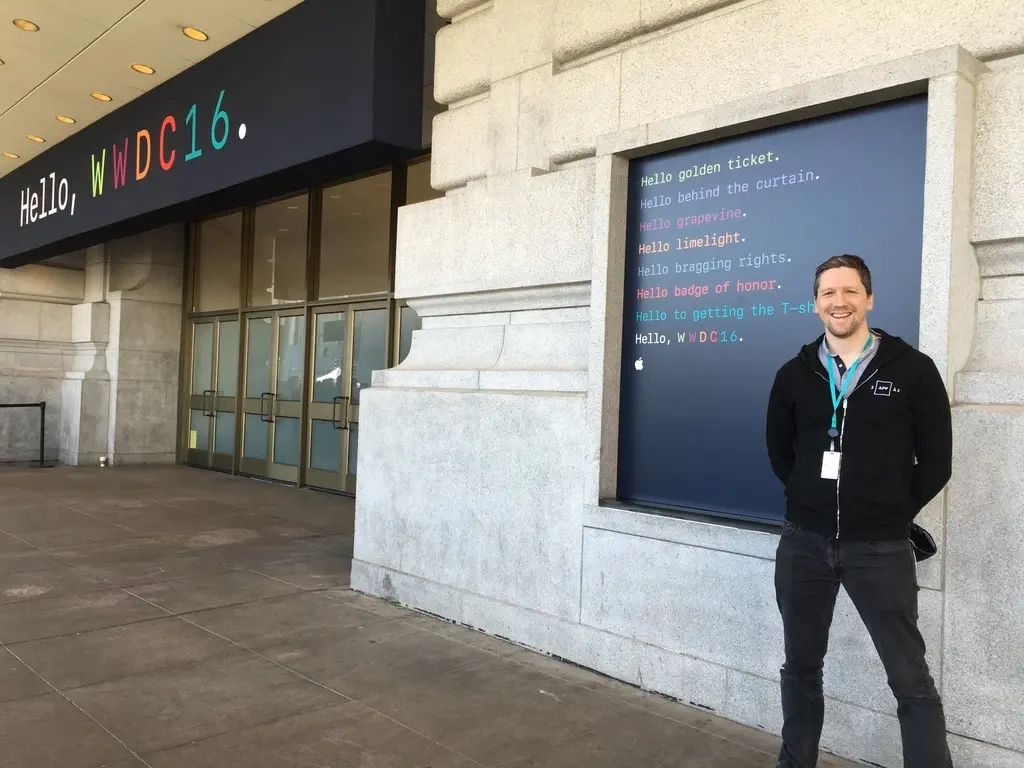 #WWDC2016 : voici le badge, le sweat-shirt et plein d'autres photos en direct !