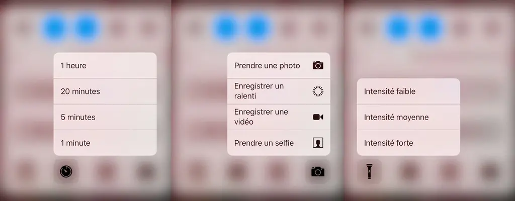 iOS 10 : des raccourcis 3D Touch dans le Centre de Contrôle !