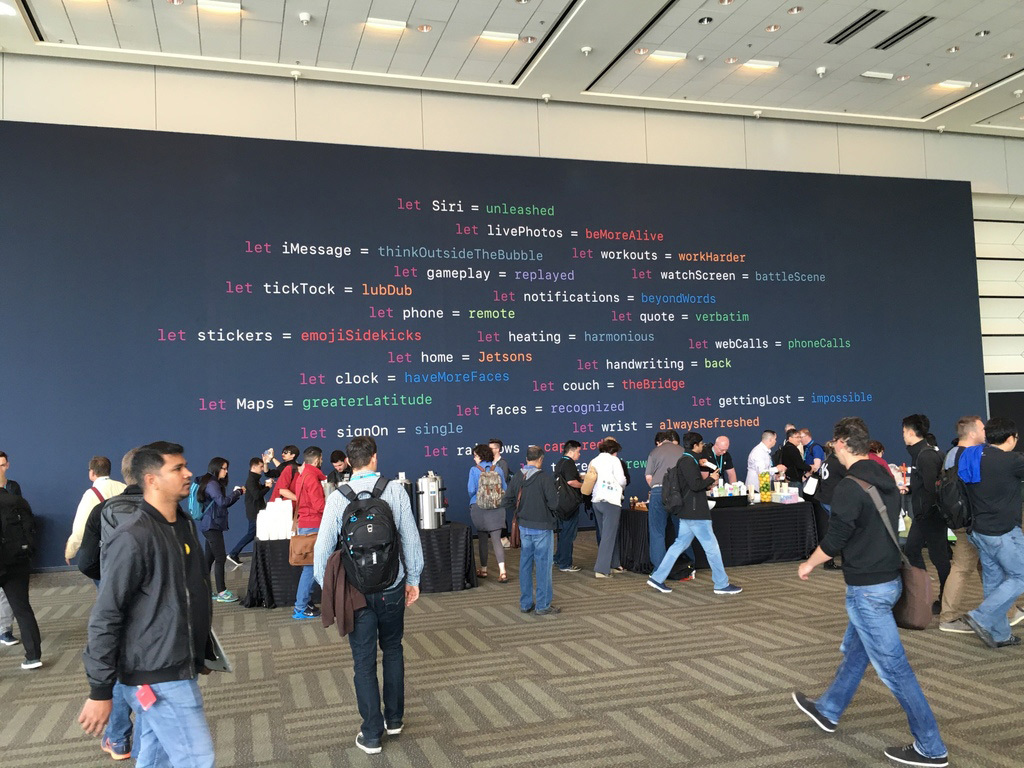 Oh, le beau t-shirt de la #WWDC ! (Et plein d'autres photos en direct de San Francisco)