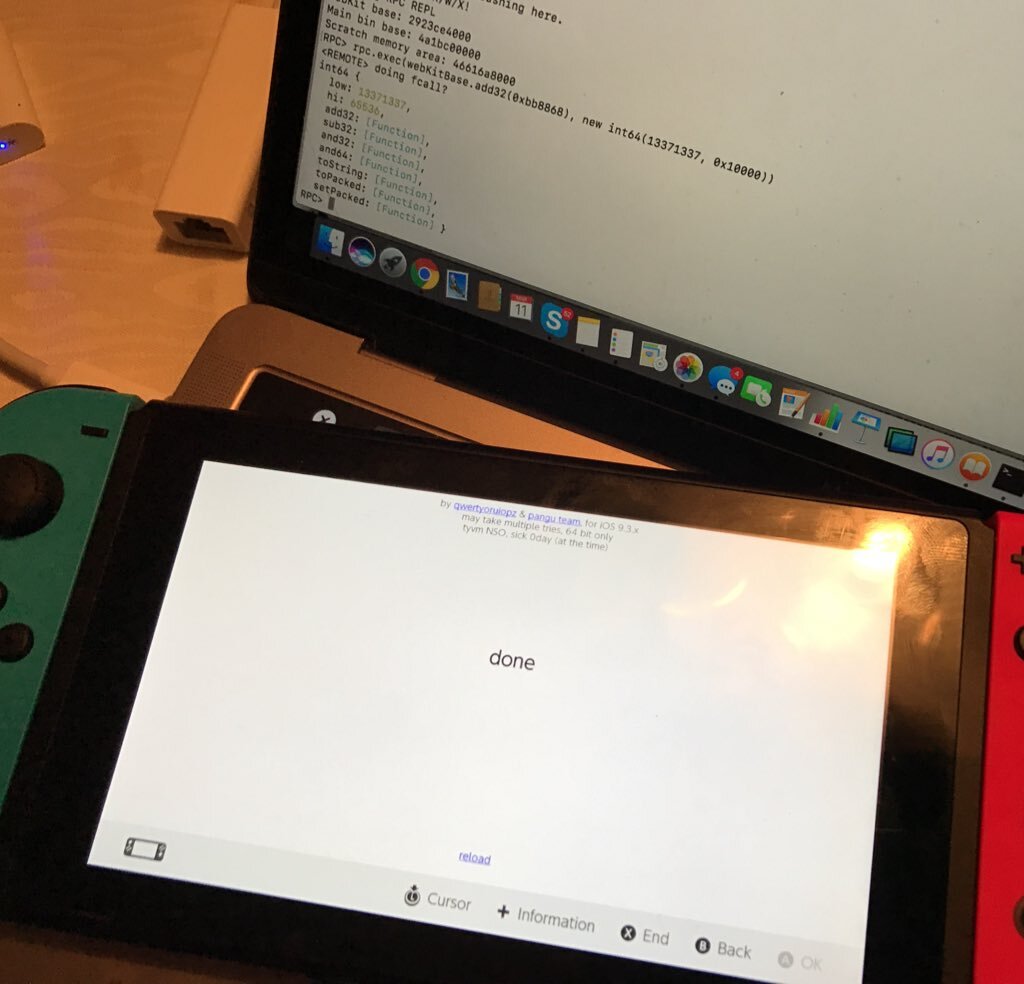 La Switch piratée grâce à une faille de sécurité d'iOS 9.3 ?