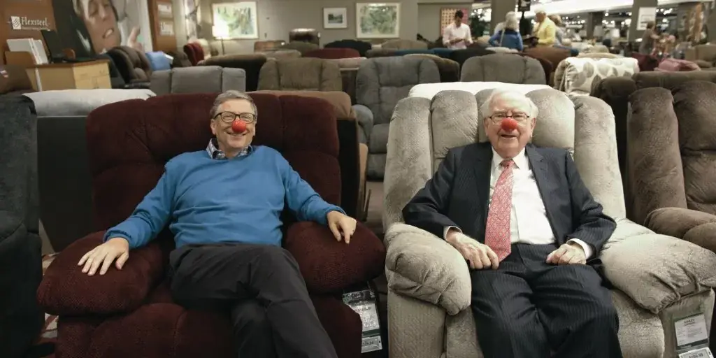 L'image du soir : Bill Gates est un clown (mais c'est pour la bonne cause)