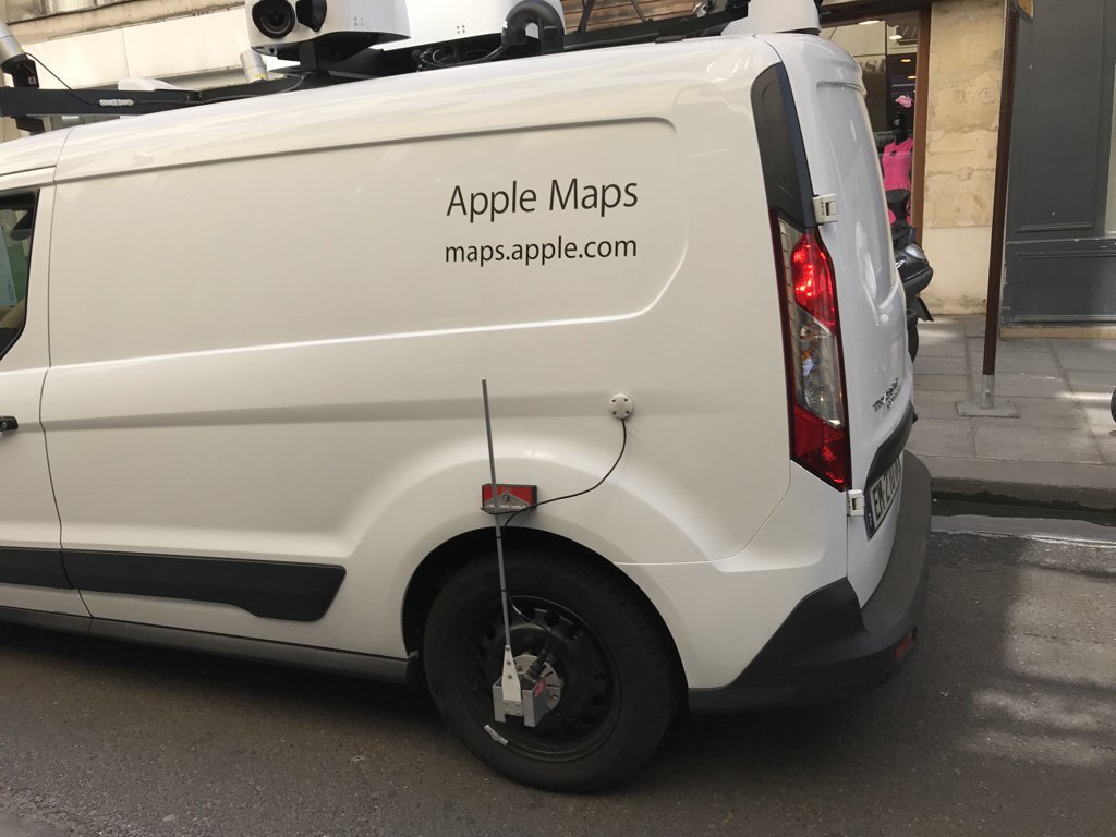 L'image du soir : comme prévu, Apple Maps se balade à Paris