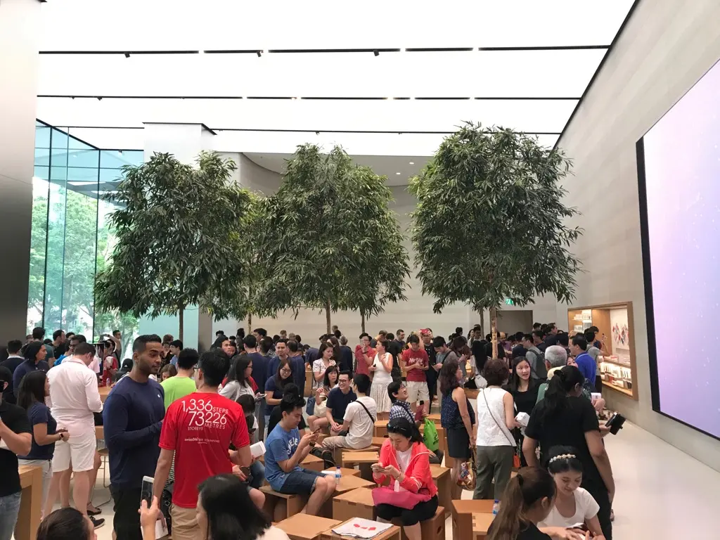 En direct de l'Apple Store de Singapour (photos)