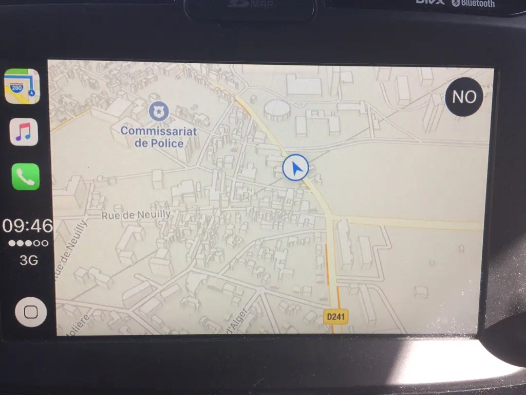 Des cartes (presque) en 3D à Paris avec iOS 11 et CarPlay (photo)