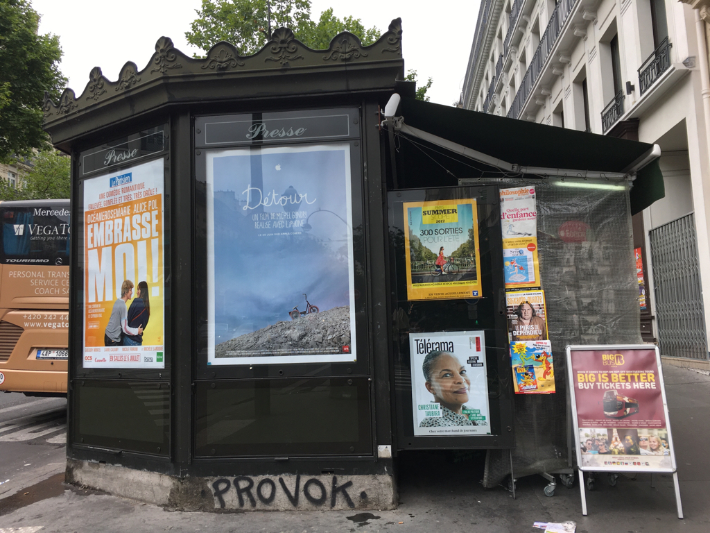 Détour : le film de Michel Gondry fait sa pub dans les Apple Store, les kiosques et le métro