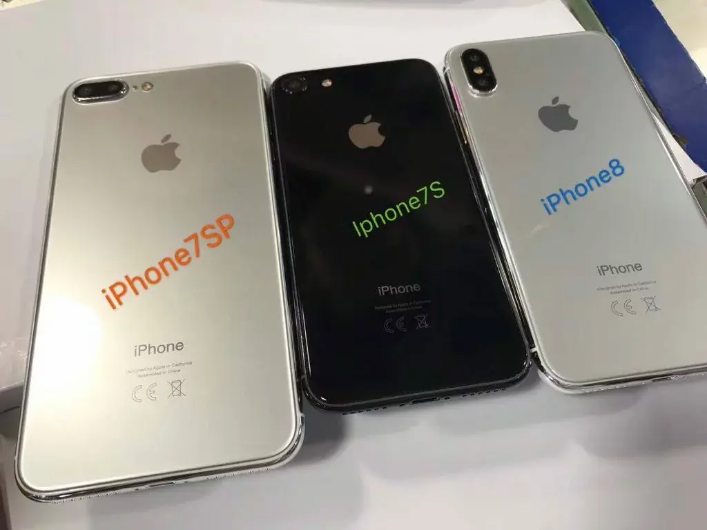 Oh ! De nouvelles maquettes des iPhone 7s, 7s Plus et 8 !