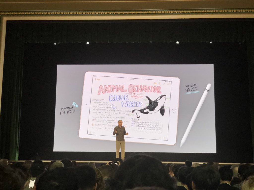 Apple présente son nouvel iPad (compatible avec l'Apple Pencil) !