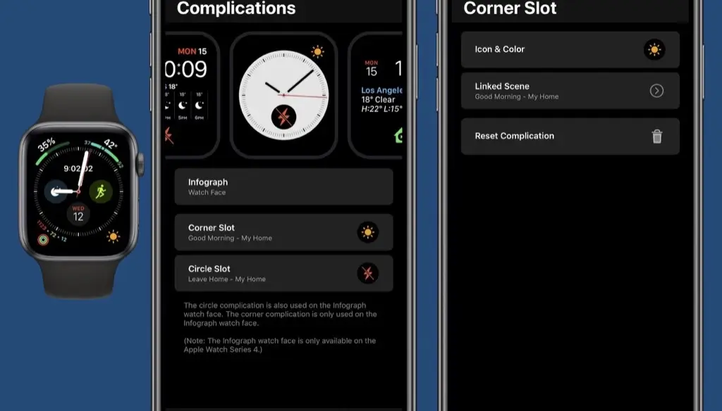 HomeRun personnalise les complications HomeKit sur Apple Watch