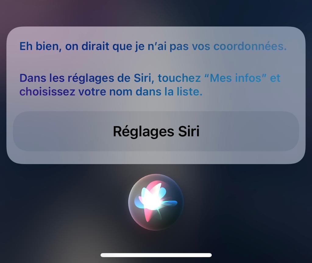 Et chez vous, Siri bloque aussi sur votre âge ?