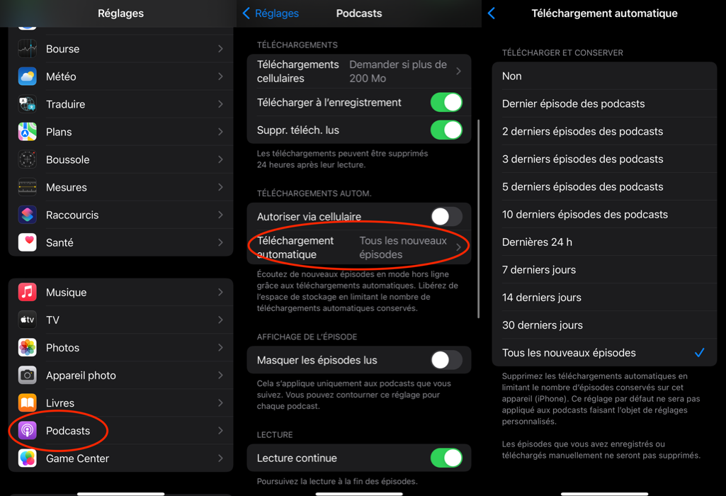 L'App Podcasts s'améliorera avec iOS/iPadOS 15.5 et macOS 12.4